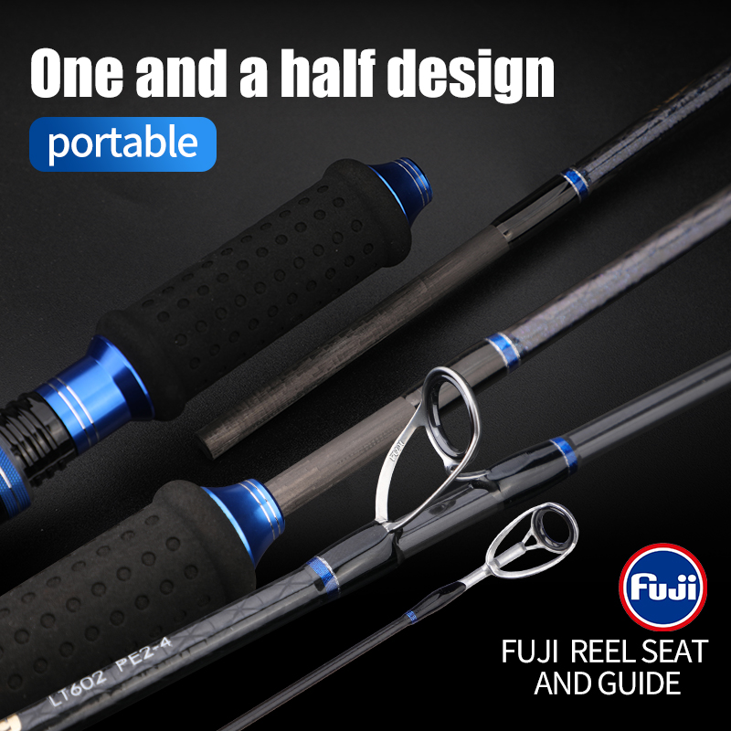 Fly Reel - ROLLFISH Premium 2-Section Carbon Fiber Fast